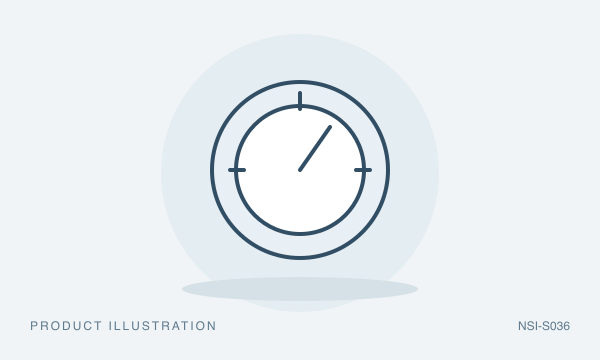 Illustration of Mechanical 60-Minute Dial Timer