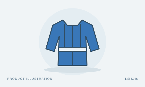 Illustration of Reflective Safety Parka