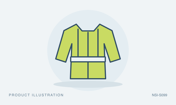 Illustration of FR Hi-Vis Coveralls