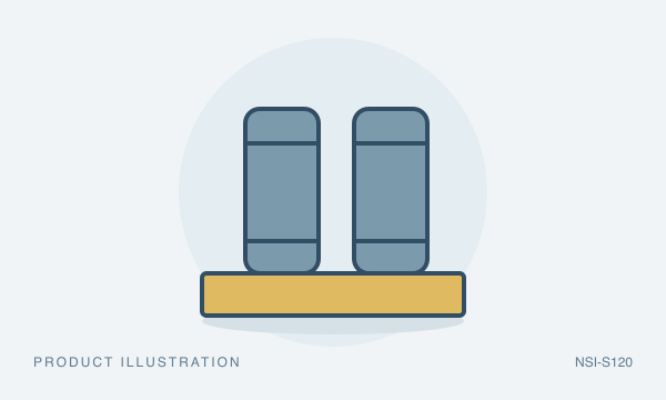 Illustration of Chemical Spill Containment Pallet, 2-Drum